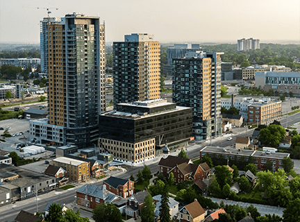 Glovebox Office and Garment St Condos, KingSett Capital, Zehr Group,